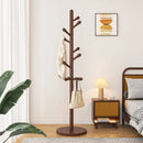Solid Wood Clothes Hanger, Floor Standing Rack, Household Clothes Rack, Vertical Clothes Pole, Bedroom Rack Coat Rack Stand