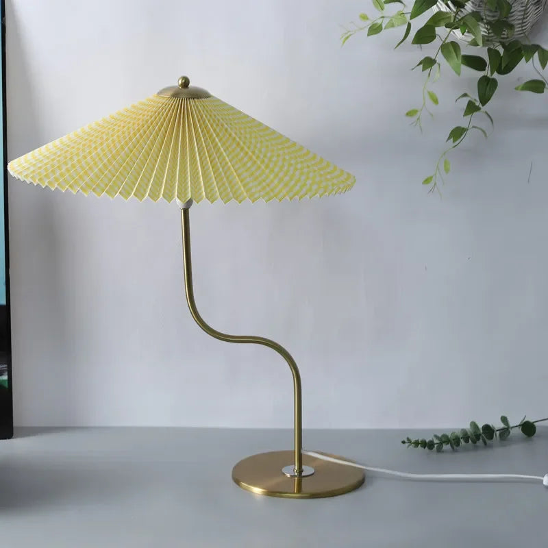 Retro-Tischlampe in dekorativer Schirmform, schwenkbar - vue 9 sur 12