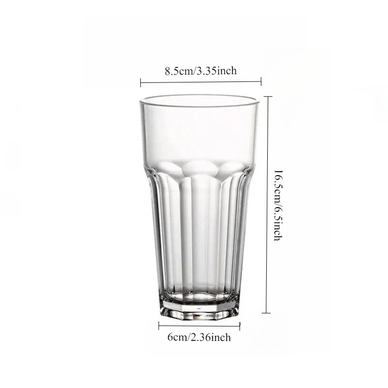 Verres transparents epais style classique vin whisky cocktail