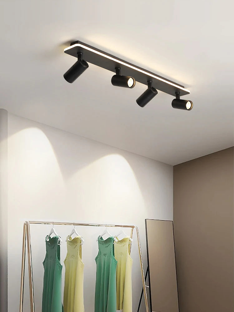 lustre moderne à leds pour intérieur de maison - vue 5 sur 9