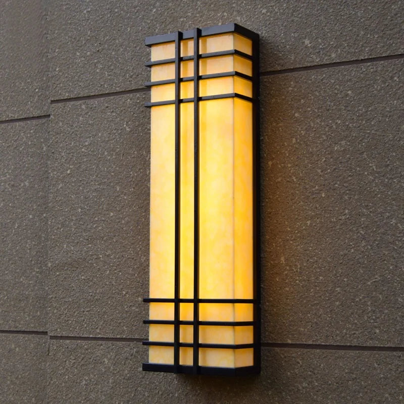applique murale extérieure chinoise imperméable pour jardin décoratif - vue 2 sur 14