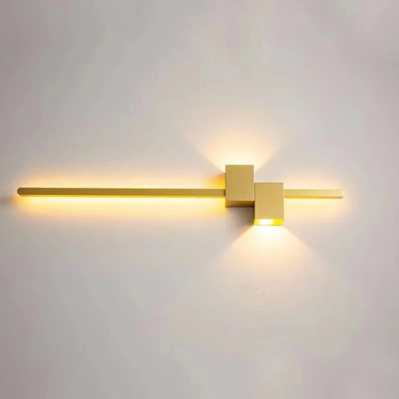 Applique murale led design nordique moderne luminaire décoratif monté en surface - vue 4 sur 12