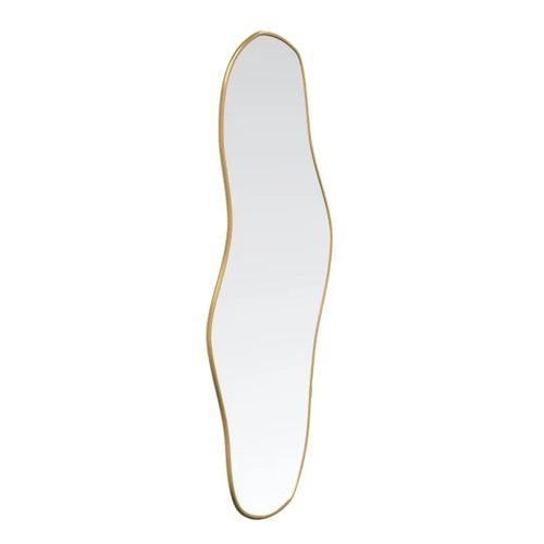 Golden Wall Mirror 70x30 cm, home decoration wall decal living room decoration - vue 4 sur 7