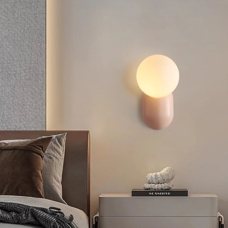 applique murale led moderne petite lampe à bulles décorative - vue 6 sur 9