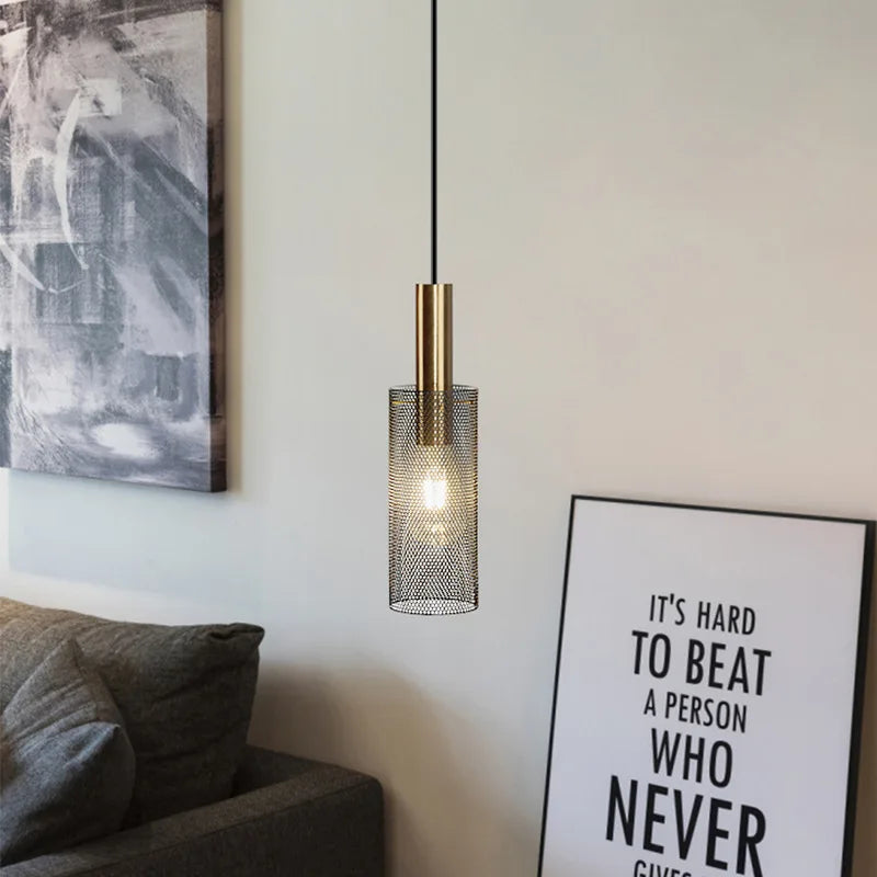 lampe suspendue led moderne luminair nordique décor intérieur - vue 3 sur 8
