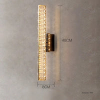 Applique murale en cristal de luxe