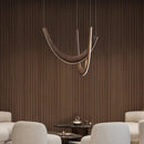 Moderner LED-Kronleuchter im eleganten Design