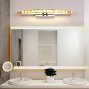 applique murale salle de bain LED miroir lumière en acier inoxydable cristal maquillage salle de bain lumières 44 cm/54 cm