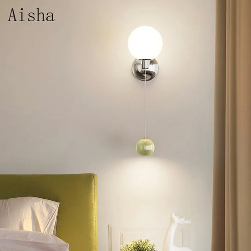 LED-Wandleuchte im Retro-Stil mit mittelalterlichem Design für die Innendekoration - vue 3 sur 9