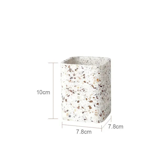 distributeur de savon en pierre naturelle pour salle de bain décorative - vue 15 sur 14