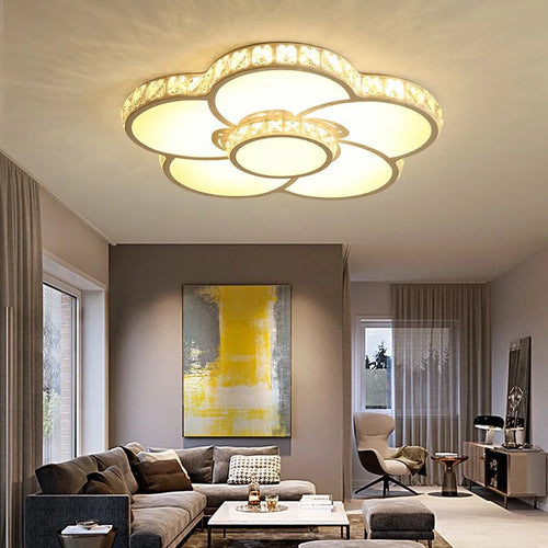 Moderne LED-Deckenleuchte für stimmungsvolle Innenbeleuchtung und romantische Dekoration - vue 3 sur 10