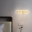 Moderne LED-Wandleuchte aus Kristall zur Oberflächenmontage