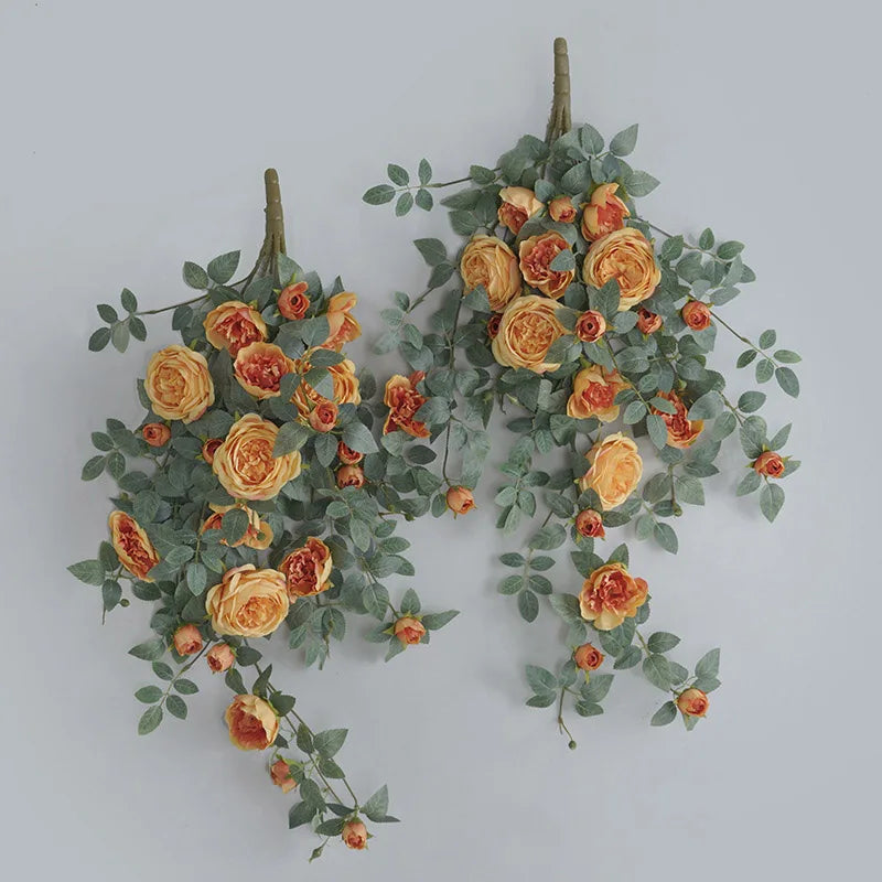 fleurs artificielles suspendues pour décoration extérieure et intérieure - vue 4 sur 12