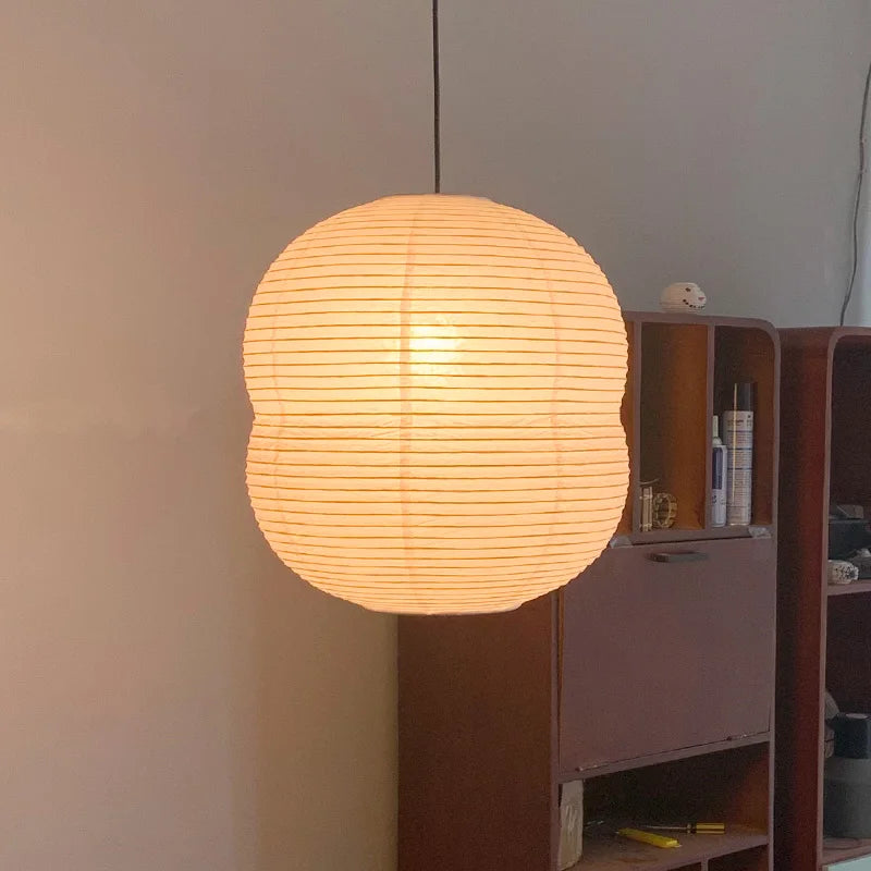 Suspension japonaise fait main en papier villa loft