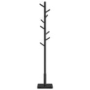 VASAGLE Coat Rack, Solid Wood Coat Stand, Free Standing Hall Coat Tree with 8 Hooks for Coats, Hats, Bags, Purses, for Entryway
