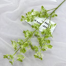 branches de gypsophile artificielles en soie pour décoration intérieure