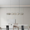 Minimalistischer italienischer Kronleuchter aus Kupfer und Glas modern