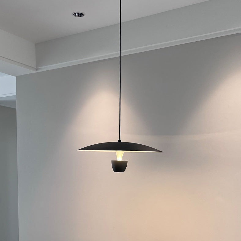 Suspension design LED avec abat-jour arrondie nordic Fuji - vue 2 sur 8