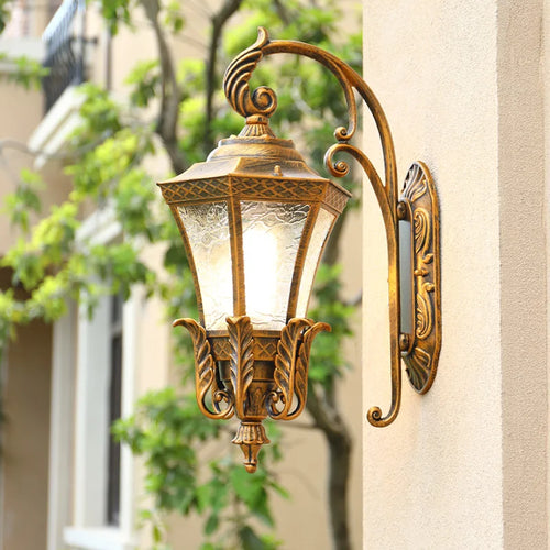 applique murale solaire étanche antirouille rétro europe pour jardin