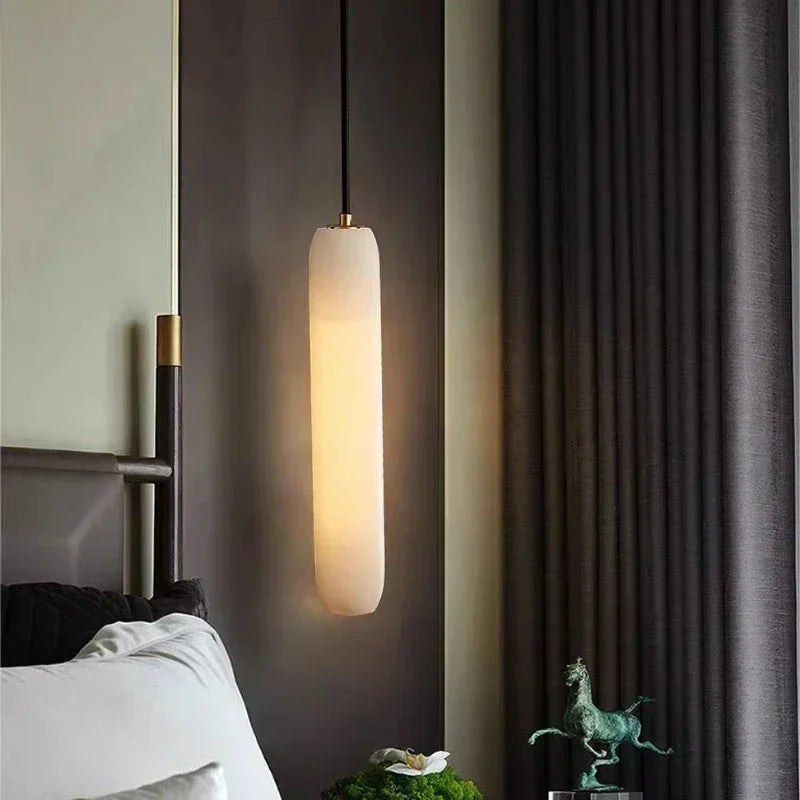 lustre en marbre naturel nordique pour décoration intérieure - vue 2 sur 7