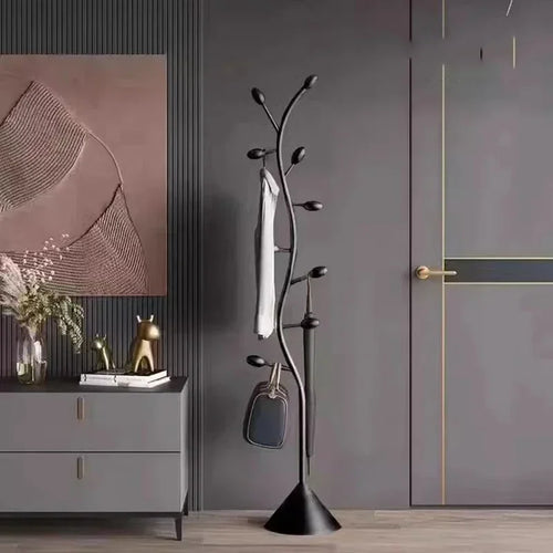 etagère moderne pour vêtements au style industriel élégant