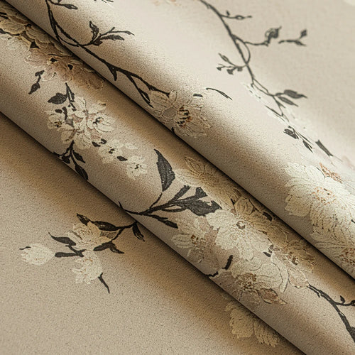 Rideau occultant floral moderne pour chambre salon