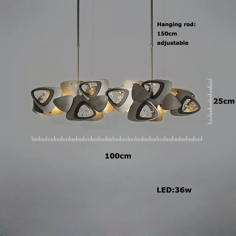lustre designer en cristal tendance pour éclairage intérieur - vue 10 sur 12