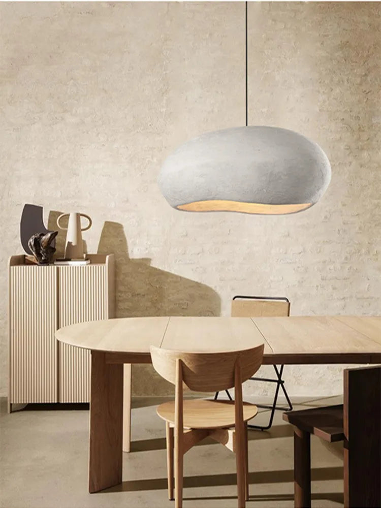 lustre nordique wabi sabi style rétro pour décoration maison - vue 6 sur 7