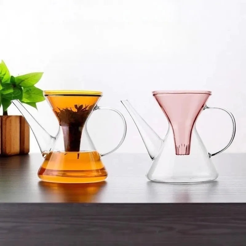 Théière kung fu en verre avec infuseur rapide - vue 3 sur 7