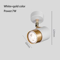 projecteur led 	gu10 spot lumière remplaçable rotatif monté en surface