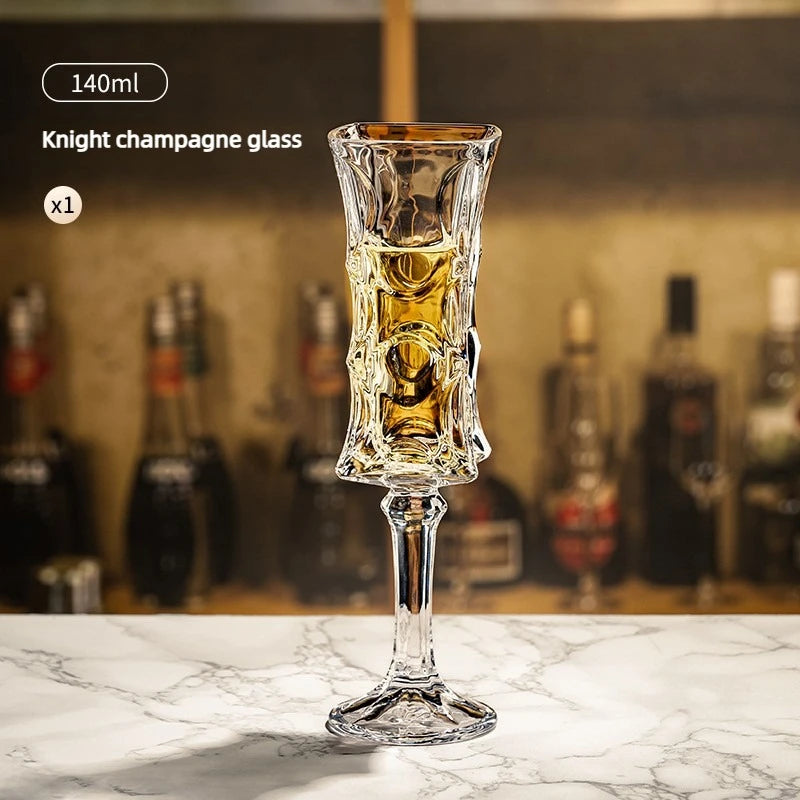 Verre cocktail cristal sans plomb style retro luxe