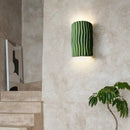 Nordische Wandleuchte aus Resin mit Wellenmuster, dekorativ, doppelseitig
