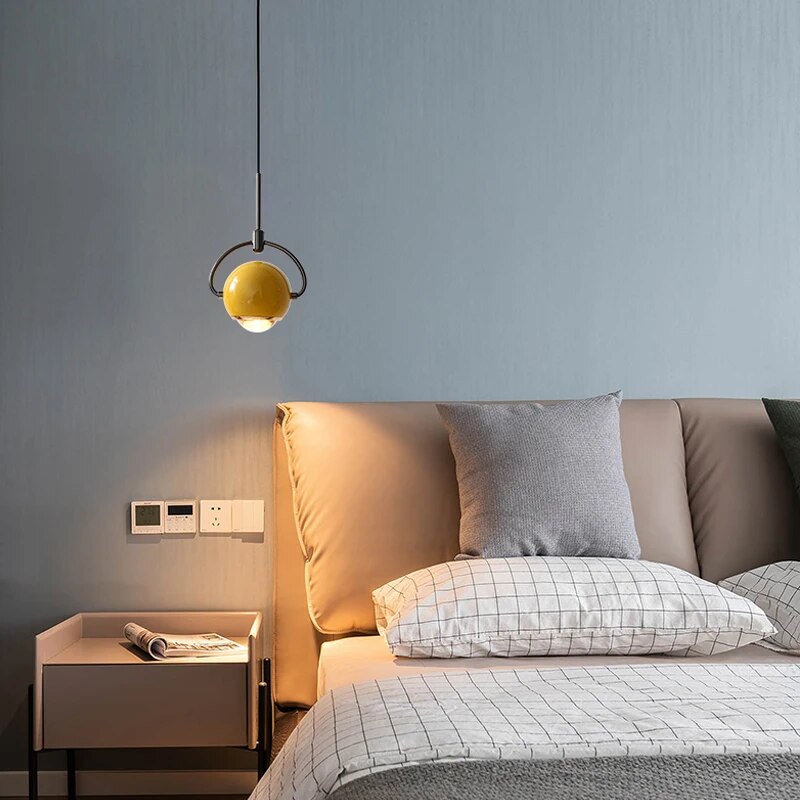 Suspension design boule accrochée LED - vue 5 sur 11