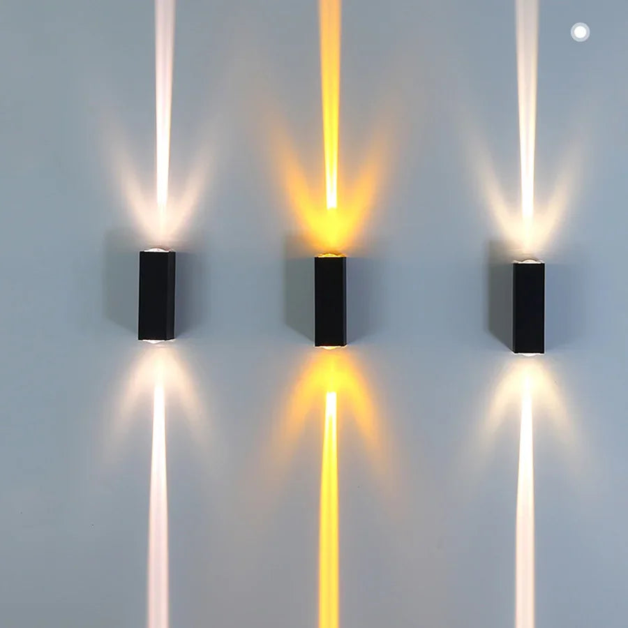 applique murale led extérieure moderne étanche en aluminium - vue 6 sur 15