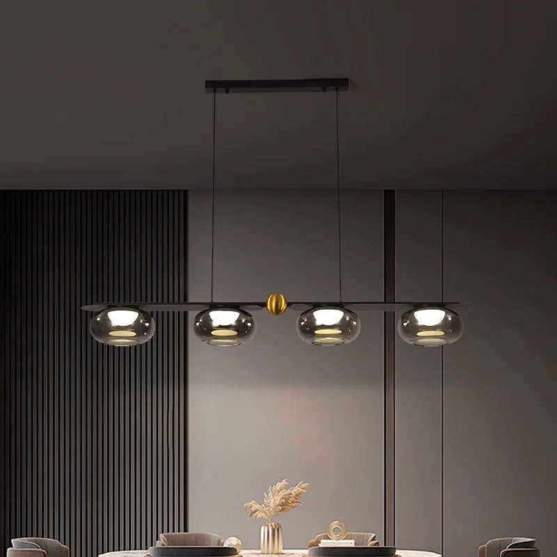 lustre nordique suspension éclairage intérieur pour salon - vue 5 sur 8
