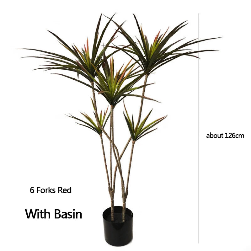 plantes artificielles dracaena pour décoration intérieure tropicale - vue 16 sur 20