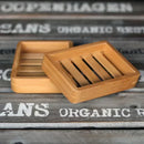 porte-savon en bois de bambou naturel pour rangement et organisation