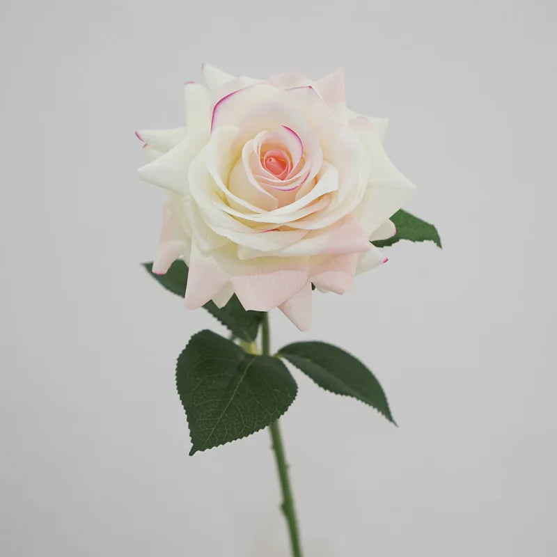 rose artificielle en latex pour décoration florale mariage et jardin - vue 4 sur 6