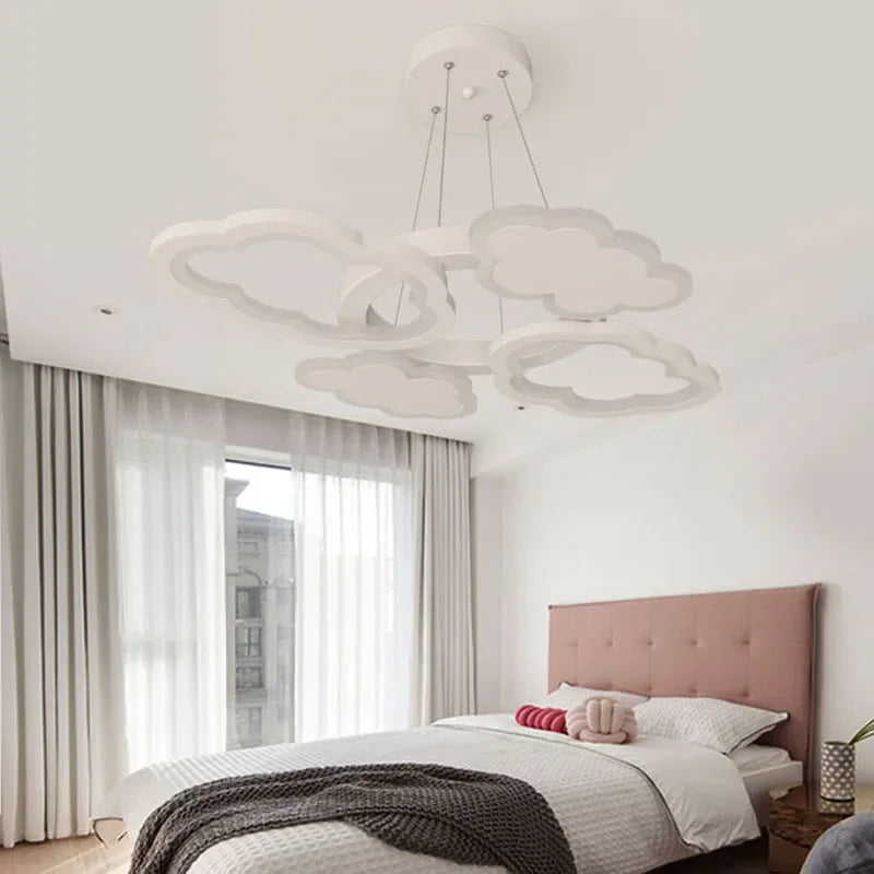 Plafonnier LED suspendu en forme de nuage - vue 5 sur 14