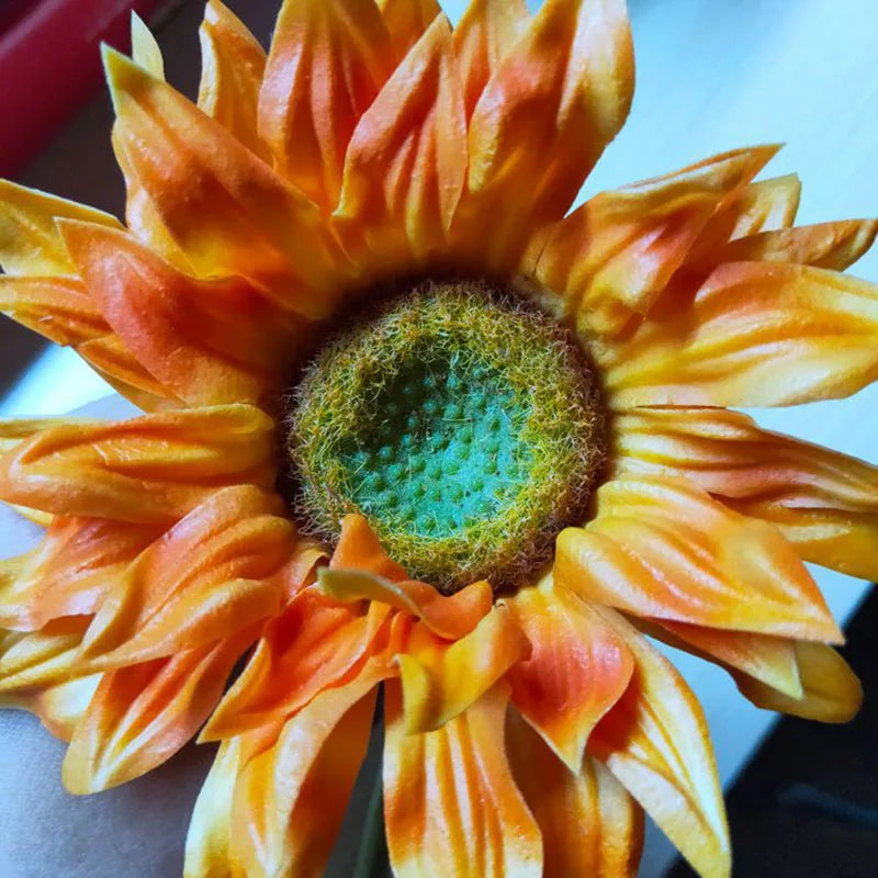 tournesol artificiel bouquet décoration mariage fête maison plantes - vue 6 sur 8