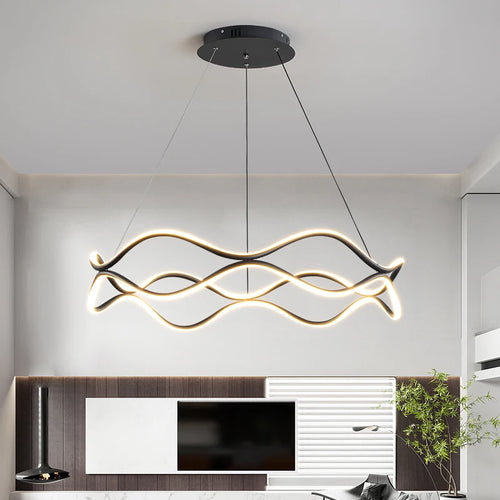 Minimalistischer nordischer Kronleuchter für moderne Wohnkultur - vue 2 sur 13