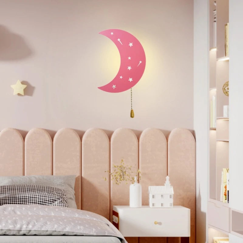 Lampe Murale de lune Rechargeable Mobile moderne pour Wandleuchte Applique Murale Wandlamp Kinkiet lumières - vue 7 sur 9