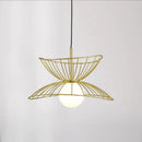 Design-Pendelleuchte aus Metall mit verstellbarem Kabel und LED