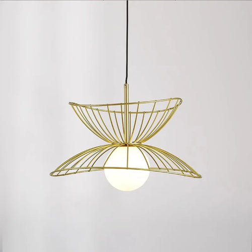 Design-Pendelleuchte aus Metall mit verstellbarem Kabel und LED - vue 2 sur 8