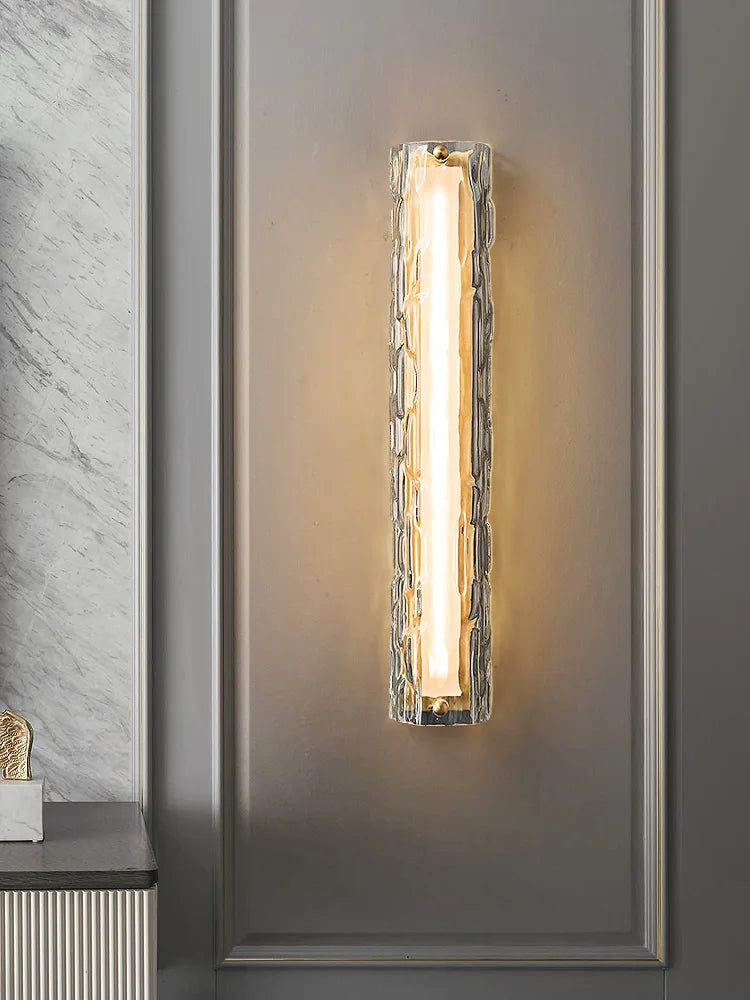applique murale led en verre pour intérieur moderne - vue 3 sur 8
