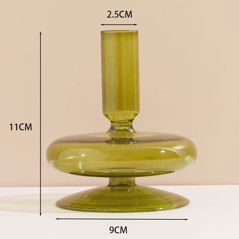 bougeoir en verre européen pour décoration et mariage - vue 31 sur 30