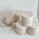 réservoir de stockage en marbre naturel pour bougies accessoires décoratifs