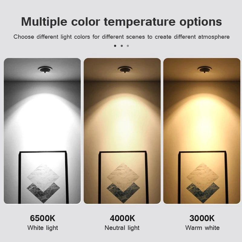 Spot Led Downlight 360 rotation réglable encastré Downlight salle à manger salon Spot luminaires Led 85 ~ 265V - vue 5 sur 14