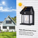 applique murale solaire d'extérieur étanche avec filament de tungstène