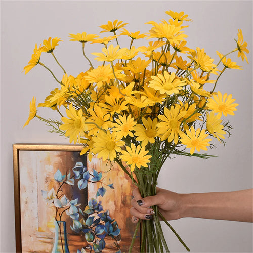 fleurs artificielles marguerites pour décoration mariage et bricolage